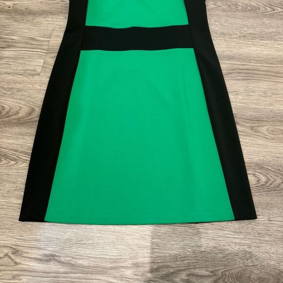Kenneth Cole green / black sleeveless dress size 14 - Picture 5 of 6